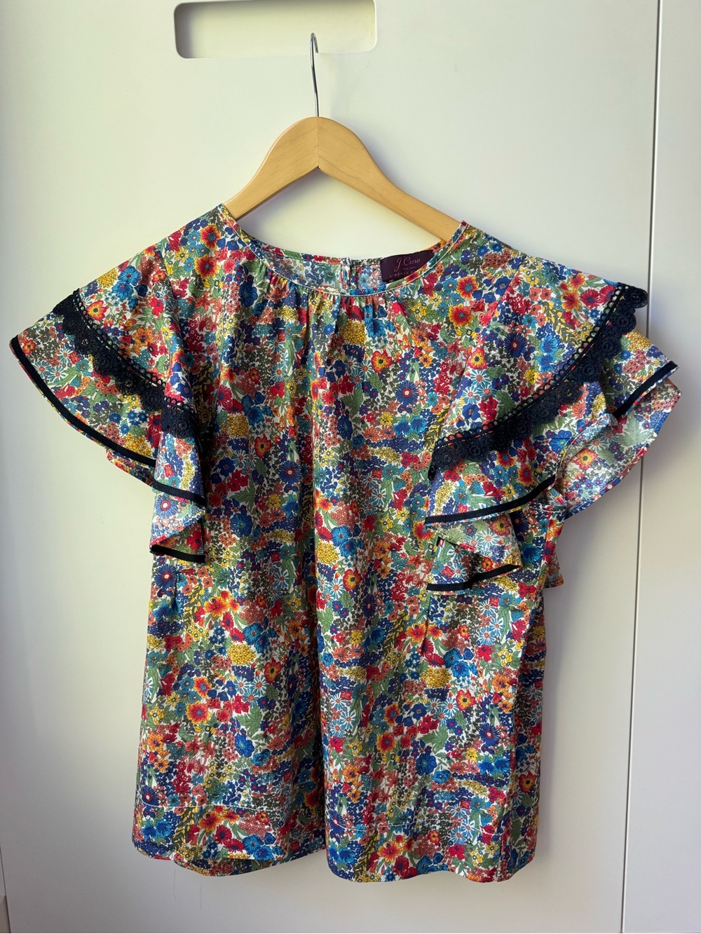 JCrewLiberty print top - size M